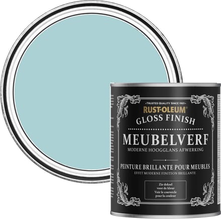 Rust-Oleum Blauw Meubelverf Hoogglans - Kleine Cycladen 750ml