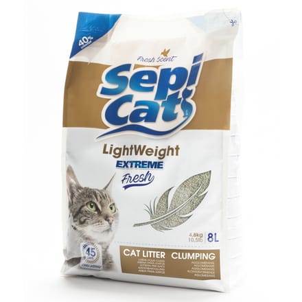 8l Sepicat LightWeight Extreme Fresh Kattenbakvulling