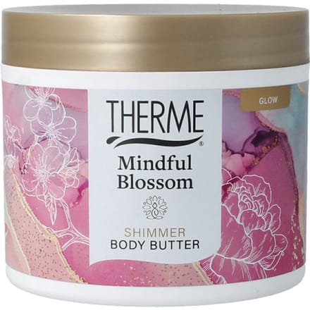THERME Mindful Blossom Shimmer Body Butter - 225 gr