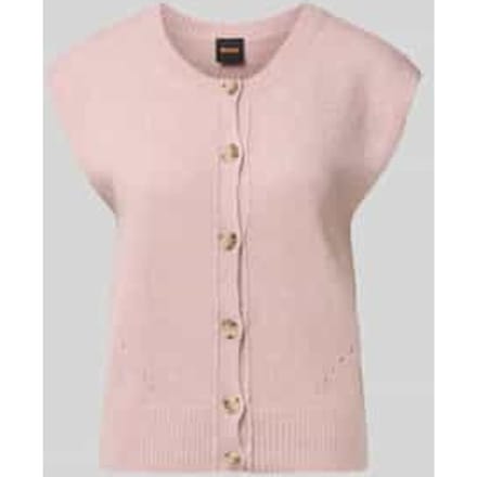 Relaxed fit mouwloos vest met wol en alpaca, model 'FOLDERIO'