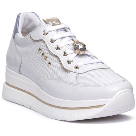 Lage Sneakers NeroGiardini NERO GIARDINI 707 SKIPPER BIANCO