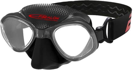 Epsealon Freezone Freedivemasker Zwart Man,Vrouw