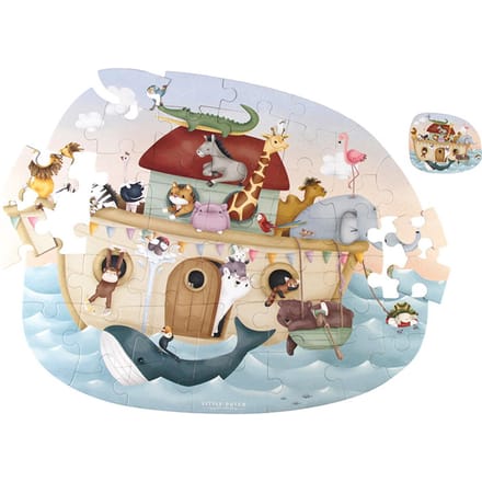 Little Dutch - Ark van Noach - XL Vloerpuzzel FSC - 44 Stukjes