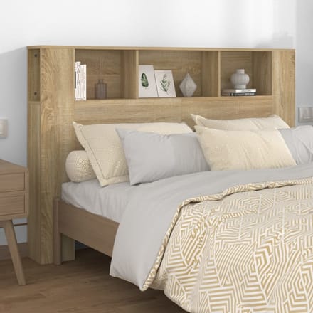 vidaXL - Hoofdbordkast - 160x18,5x104,5 - cm - sonoma - eikenkleurig