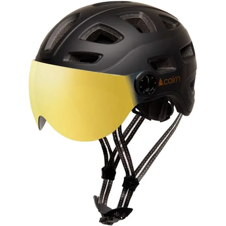 Fietshelm + led zoeker + usb Cairn Quartz