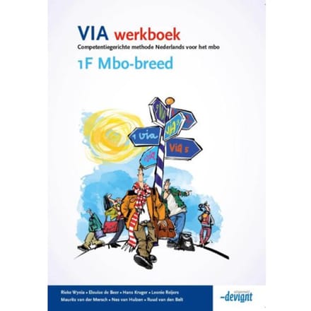 Via Werkboek / 1f Mbo-Breed - Rieke Wynia