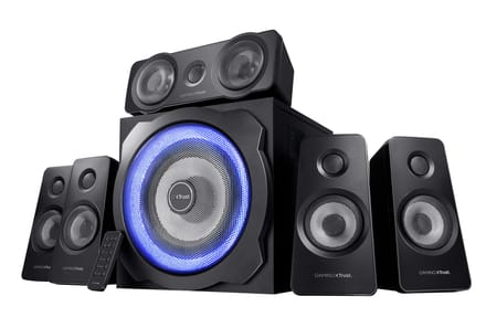 Trust GXT 658 Tytan - Gaming Speakerset - 5.1 Surround - 180W Piekvermogen - Zwart