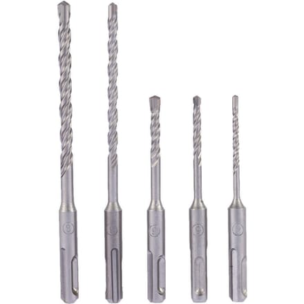 5 stuks Metselboor Set Wolfraamstaal Rechte Schacht Beton Baksteen