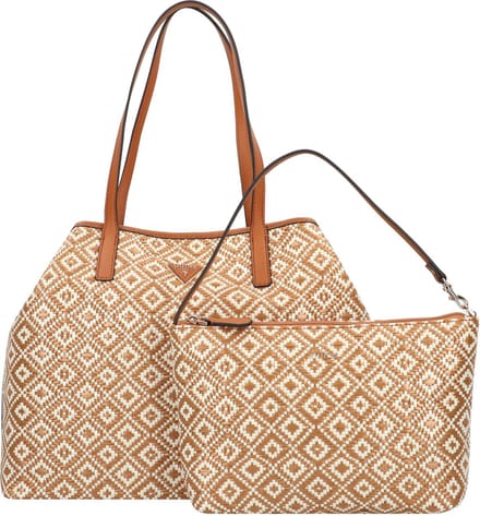GUESS Shopper Vikky II Large Tote Cognac Lichtbruin