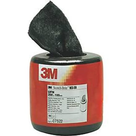 Vliesschuurrol MX-SR L.6m B.100mm ultrafijn grijs 3M