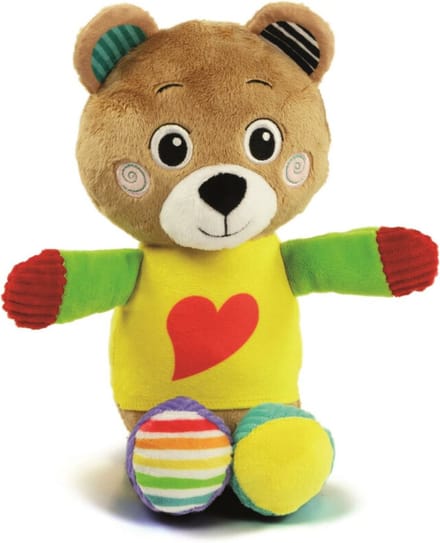 Clementoni - Babyspeelgoed - Knuffel Beer -Bob the Bear - vanaf 0 maanden