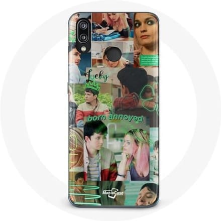 Coque pour Huawei P20 Lite - Sex Education - Maeve Wiley et Otis - Souple - Protection - Mixte