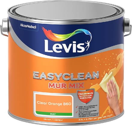 Levis - Easyclean Mur Mat Mix - Clear Orange B60 - Mengverf - 2,5 L