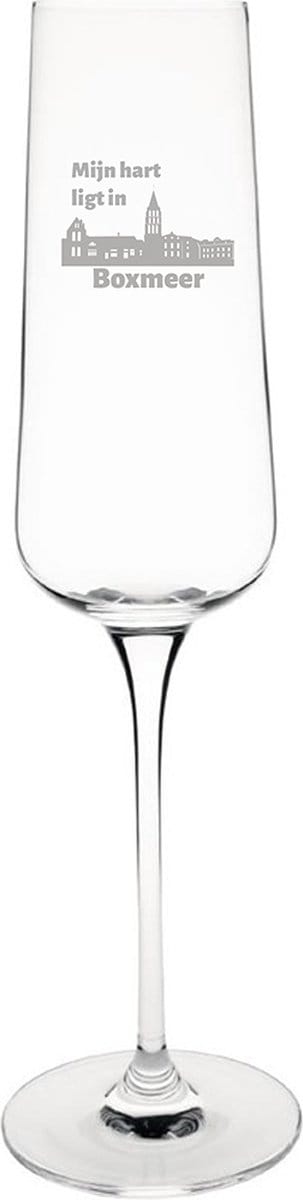 Gegraveerde Champagneglas 27cl Boxmeer