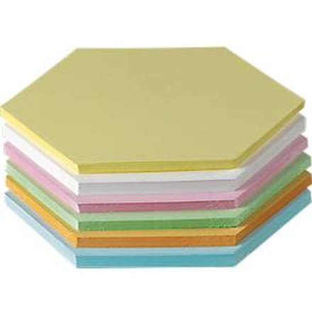 Presentatiekaartjes, gelamineerd, randlengte 95 mm, 250 st., diverse kleuren