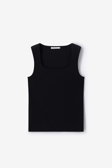 Sissy-Boy - Zwart ajour singlet