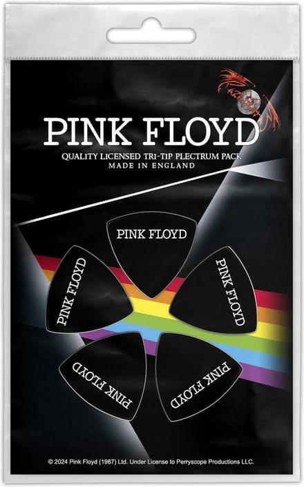 Pink Floyd - Logo Plectrum - Zwart/Wit