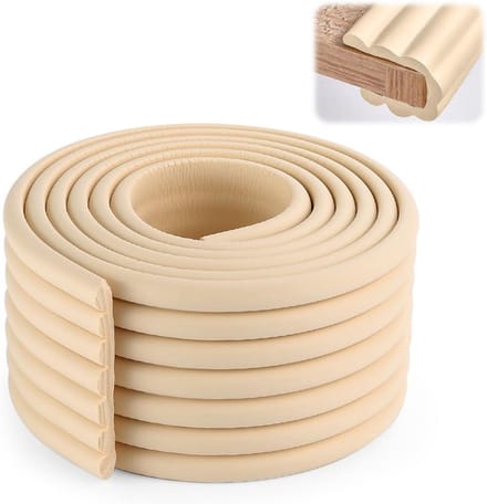 Extra Brede Schuimrubber Randbescherming Zelfklevend 2 Meter - Zachte Veiligheid voor Kinderen en Baby's