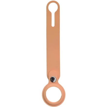 Silicone Lus Sleutelhanger - Beige - Geschikt Voor AirTag