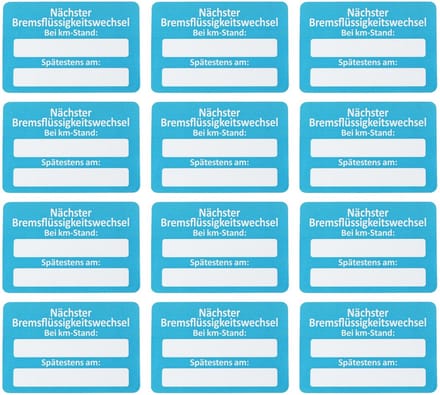 Byshayne - 250 Stuks Auto Klantenservice Stickers