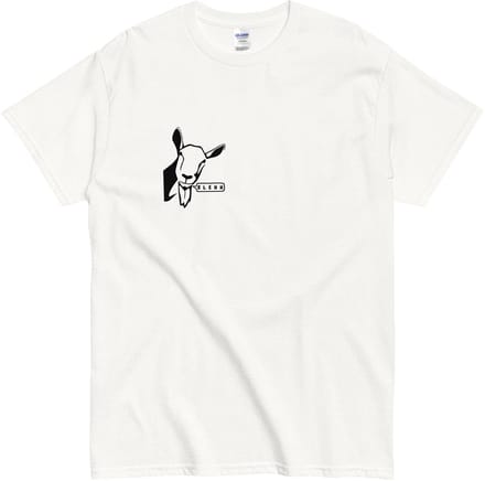 Grappig T Shirt met Geit Illustratie Blehh - Dames en Heren Tshirt - Wit - M