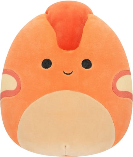 Squishmallow Knuffel - 19CM - Nichelle The Orange Dinosaur
