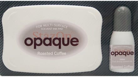 Tsukineko StazOn Opaque Inkpad Roasted Coffe