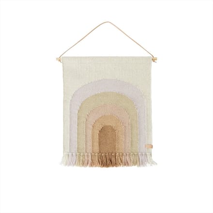 Oyoy follow the rainbow wandkleed lavendel 55x69cm