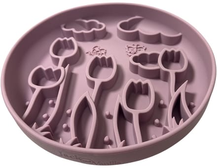 JV Bon App Voerbak Slow Feeder Antislip Silicone Tulip