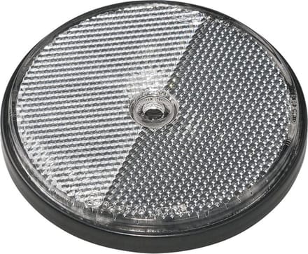 ProPlus Reflector rond - schroefbevestiging - wit - Ø 80 mm - E-keur