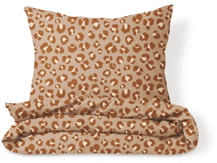 Petite Amélie Dekbedovertrekset – 140x200 cm – Flanel – Leopard