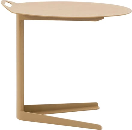 Goossens Bijzettafel Positano - Aluminium - wit - 55 x 51 x 40 cm