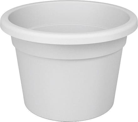 Bloempot Rond Premium 50cm + Bodemgaten WIT Nicoli
