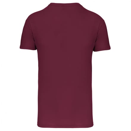 Kariban Heren-t-shirt BIO150IC V-hals K3028IC - Wine - M