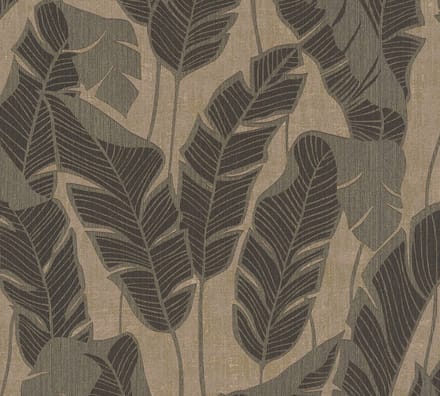 JUNGLE BLADEREN BEHANG | Botanisch - Roze/Beige Bruin Zwart - A.S. Création Jade 2