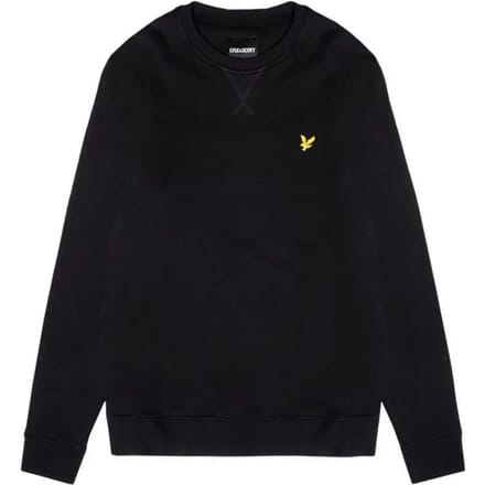 Sweater Lyle &amp; Scott ML1131V BRUSHED NECK CREW-Z865 JET BLACK BRUSHED