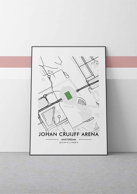Ajax Amsterdam voetbalposter A2