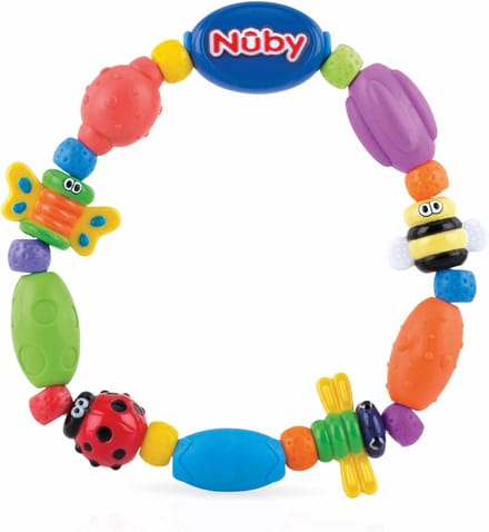 Nûby Bug-a-Loop Speelse Bijtketting 3+ Maanden 1 Overige