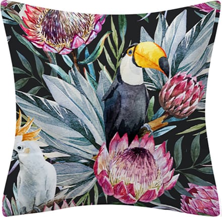 Kussens | kussenhoes birds and flowers | 45x45 cm.