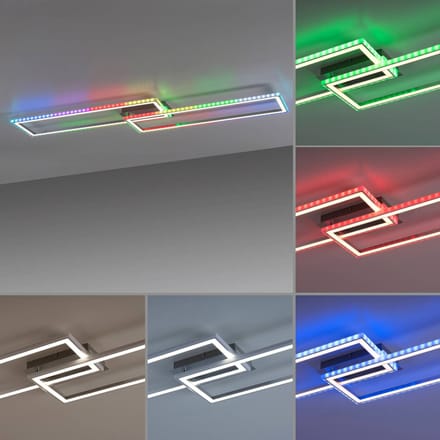 JUST LIGHT. GmbH LED plafondlamp Felix60, 121 cm x 29,5 cm