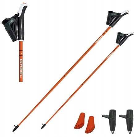 Gabel X-1.35 NCS Nordic Walking Stokken Oranje 120 cm