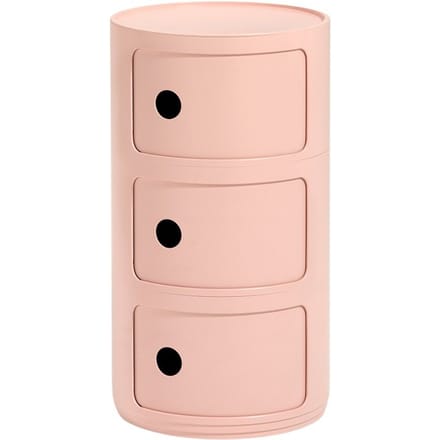 Kartell Componibili Bio Container - 3 Elementen - roze