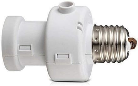 E27 lamphouder adapter met schemeringssensor 100W