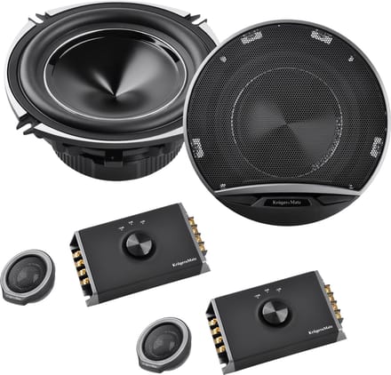 Krüger&Matz KM520T11 - Autospeaker Set - 5 Inch - 100 W - Midbass en Tweeter