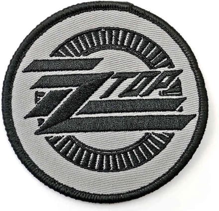 ZZ Top - Circle Logo Patch - Grijs/Zwart