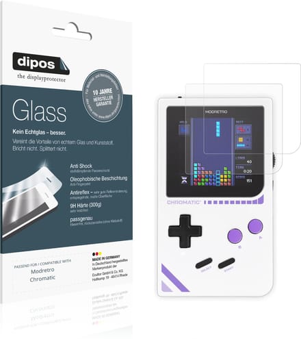 dipos – 2x Matte Pantserfolie geschikt voor Modretro Chromatic | 9H Screenprotector