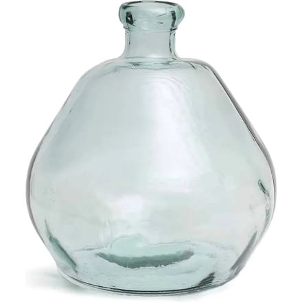 Bolai Vaas - 45x45x50cm - Blauw - Gerecycled Glas