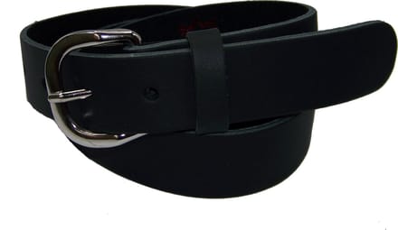 100% leer- 3 cm breed - Damesriem - zwart - taillemaat 100 cm.