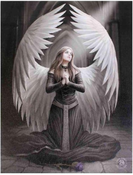 Something Different - Prayer For the Fallen Canvas afbeelding - Grijs