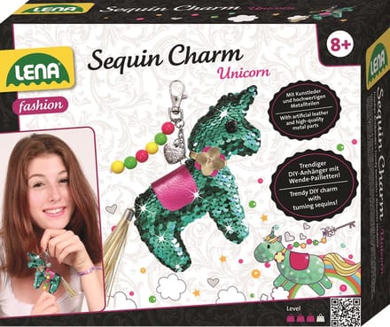 Sequin Charm Unicorn